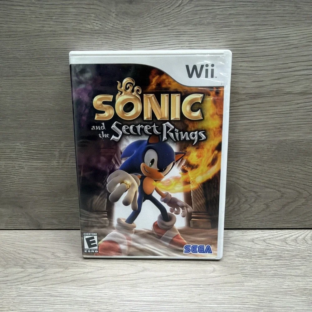 Sonic and the Secret Rings Nintendo Wii Complete W/ Manual Tested Disc Excellent